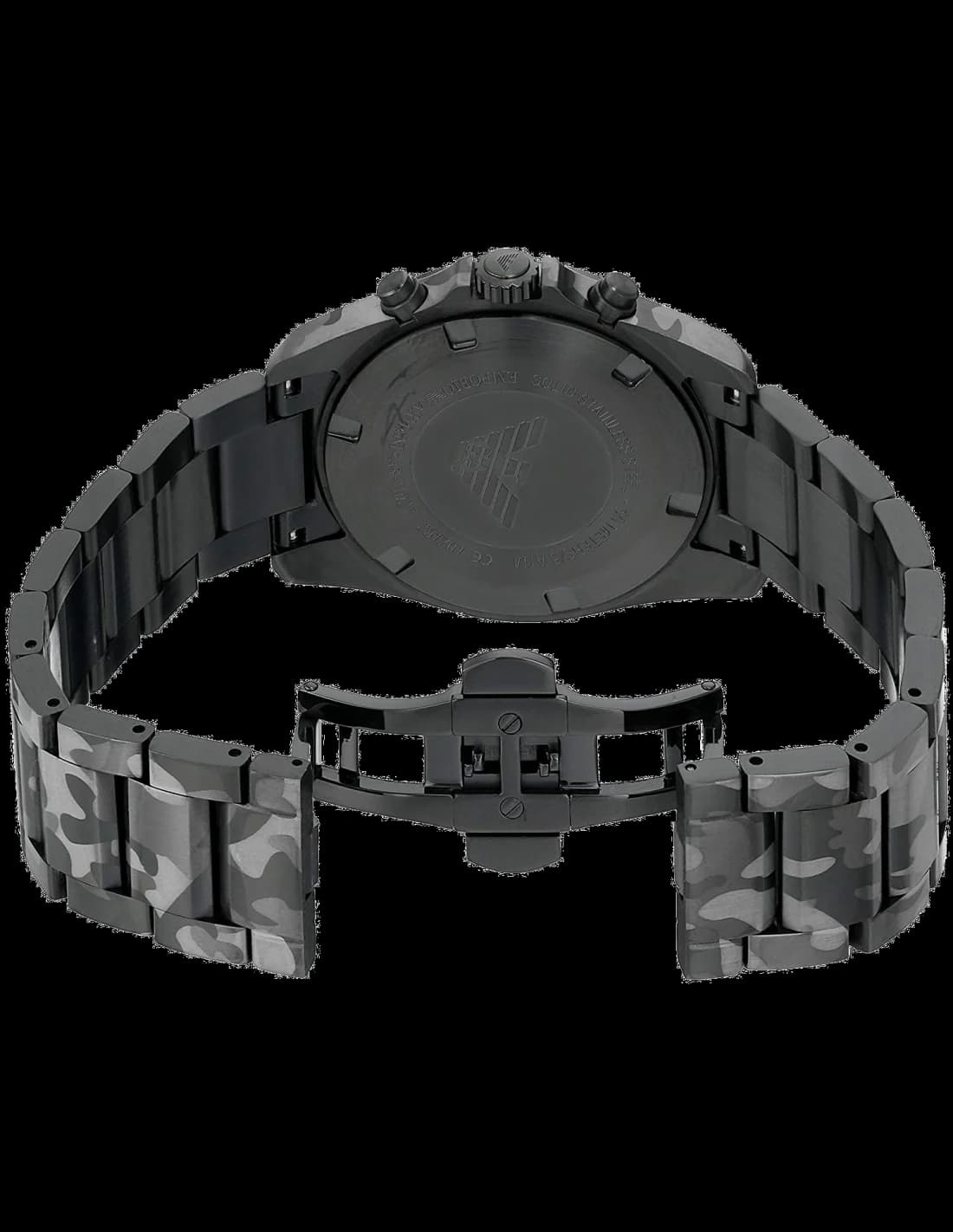 Montre Emporio Armani AR11027 homme détail cadran noir