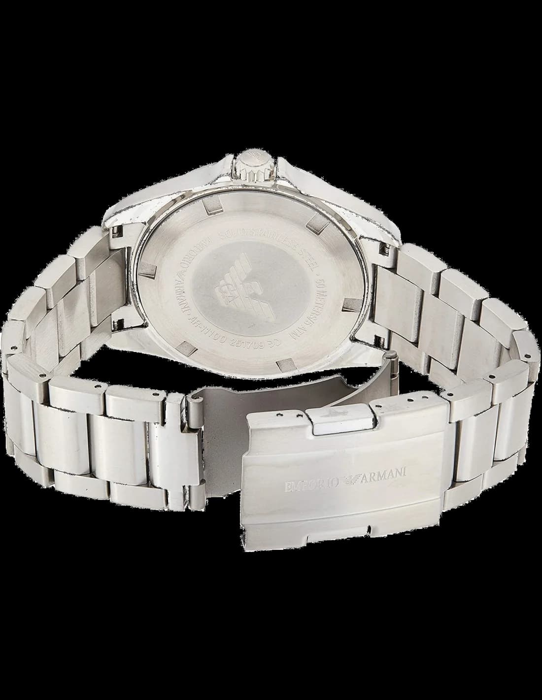 Montre Emporio Armani AR11100 homme détail cadran bleu