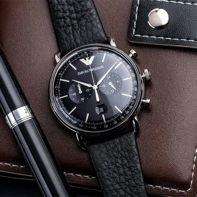Montre Emporio Armani AR11143 homme verso boîtier argent