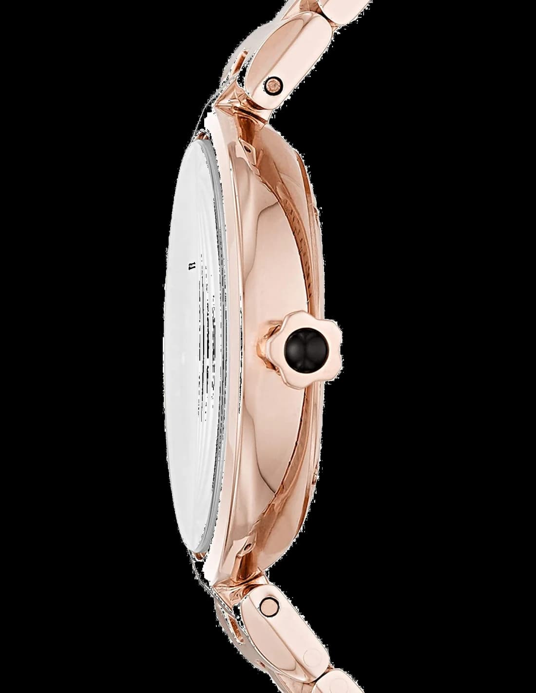 Montre Emporio Armani AR11197 femme détail cadran noir