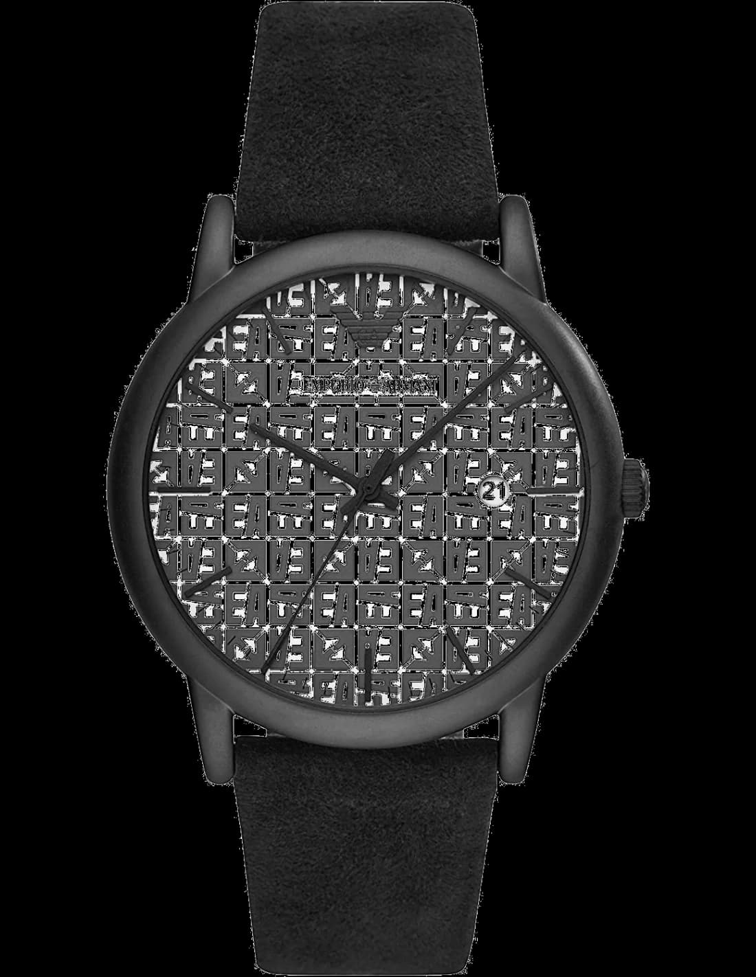 Montre Emporio Armani AR11274 homme cadran multicolore bracelet cuir