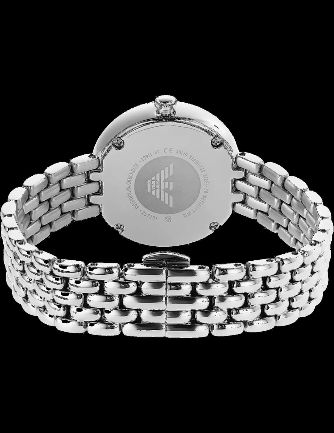 Montre Emporio Armani AR11461 femme verso boîtier argent