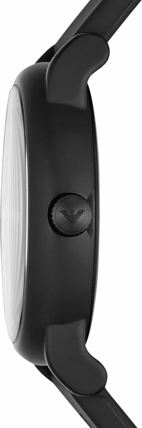Montre Emporio Armani AR1732 homme détail cadran noir