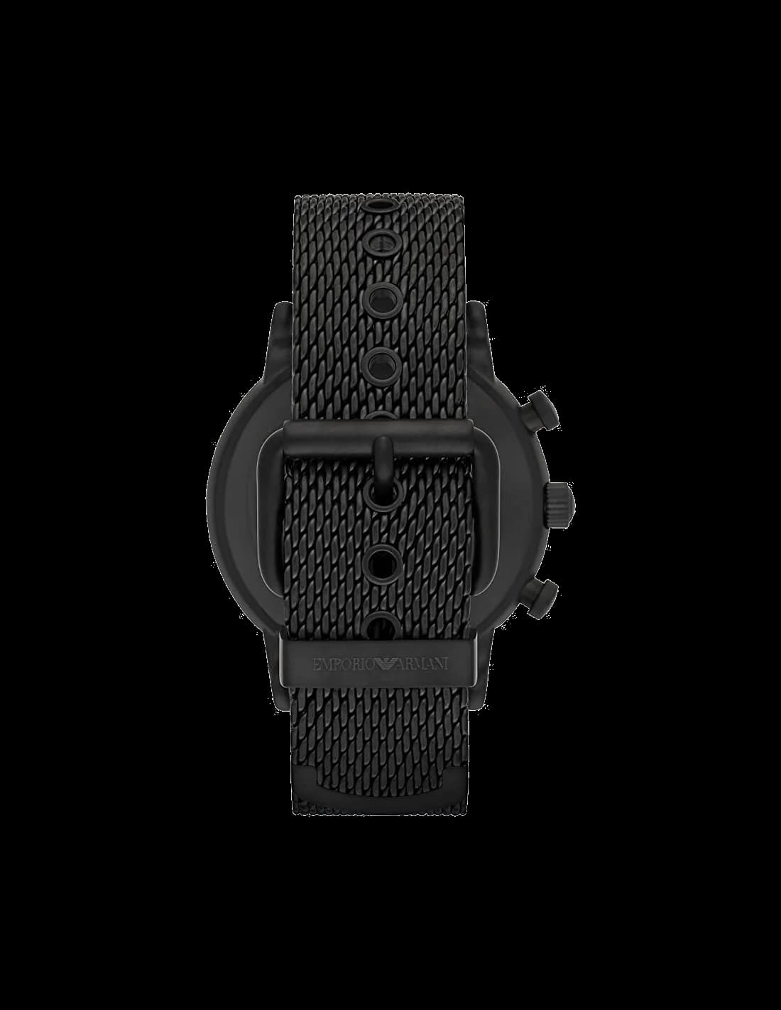 Montre Emporio Armani AR1968 homme détail cadran noir