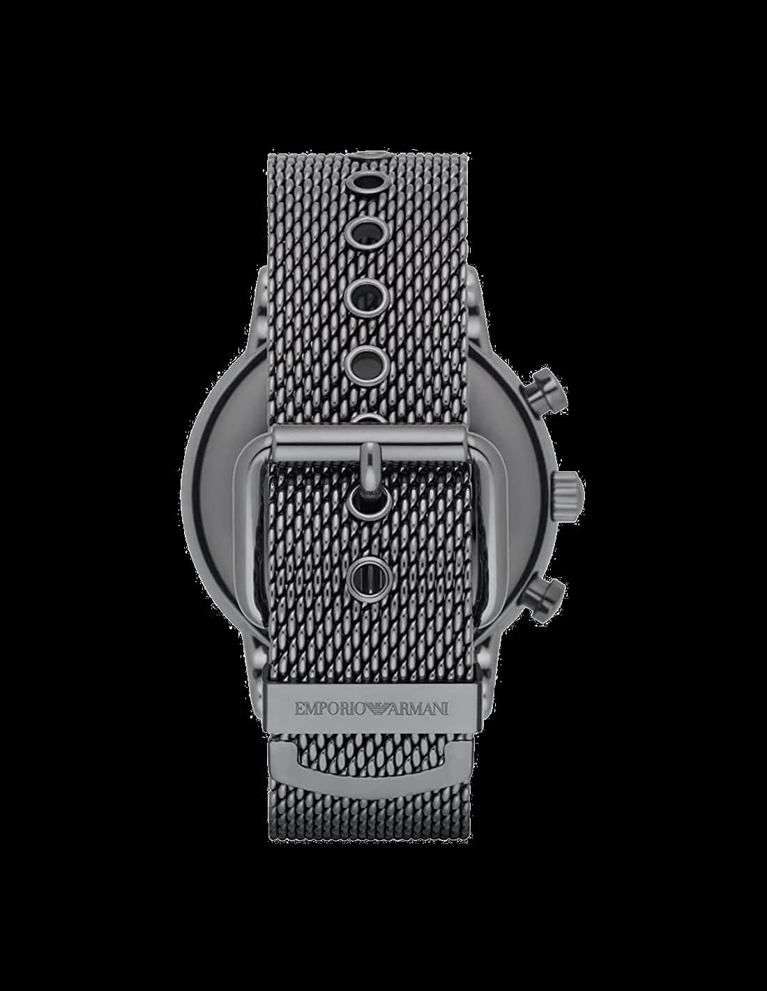 Montre Emporio Armani AR1979 homme détail cadran bleu