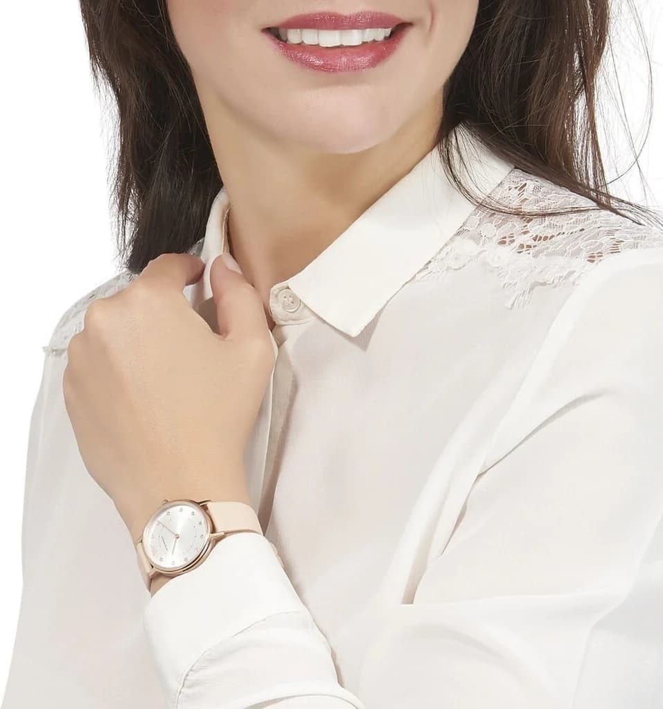 Montre Emporio Armani AR2510 femme verso boîtier or rose