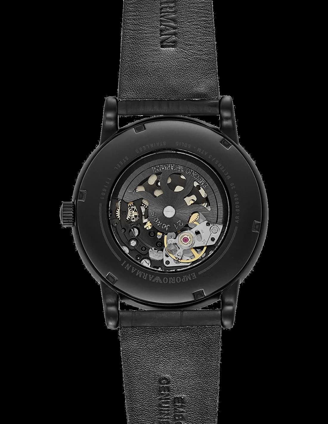 Montre Emporio Armani AR60008 homme vue de profil