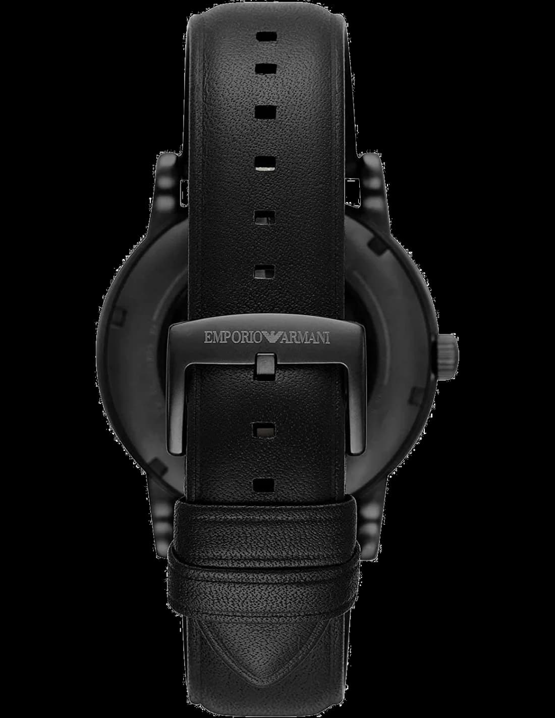Montre Emporio Armani AR60012 homme détail cadran noir