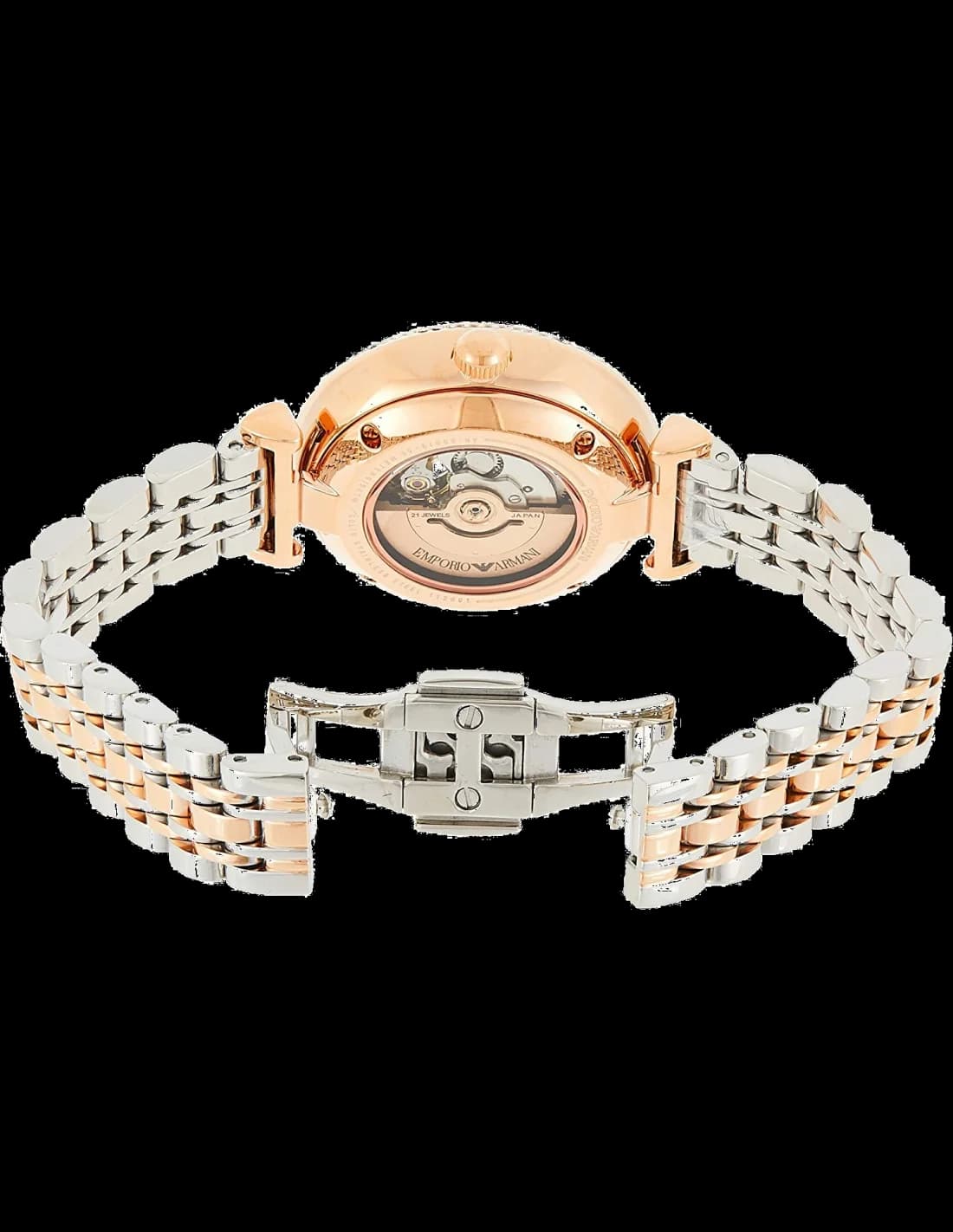 Montre Emporio Armani AR60019 femme détail cadran argent