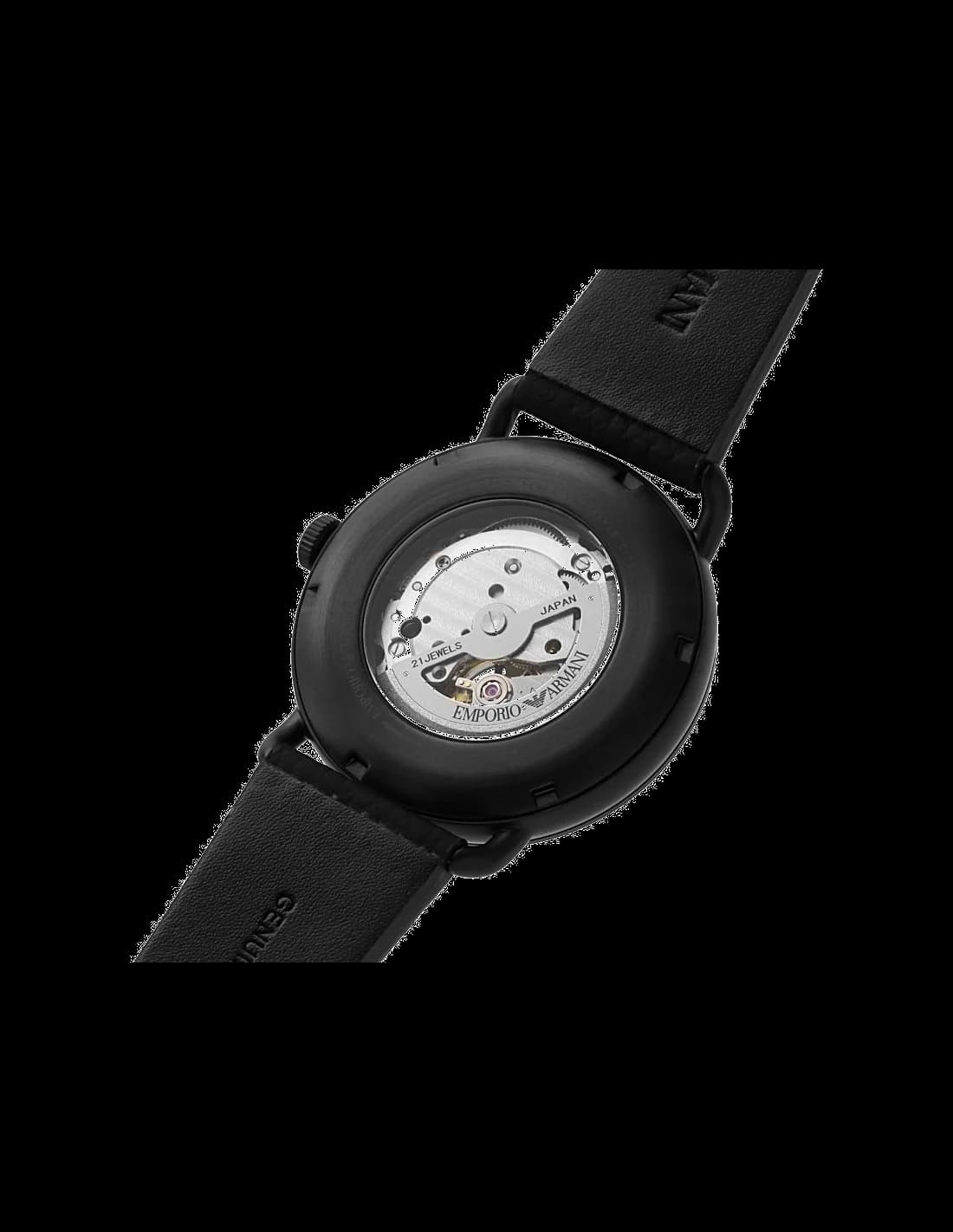 Montre Emporio Armani AR60028 homme détail cadran noir