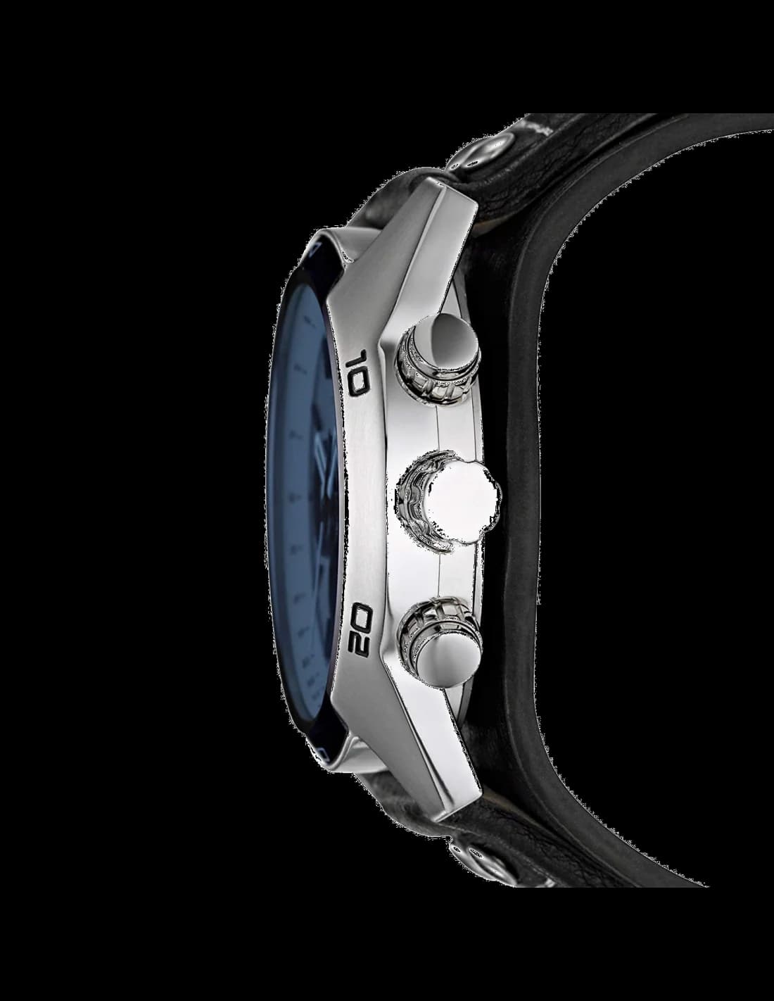 Montre Fossil CH2564 homme détail cadran bleu