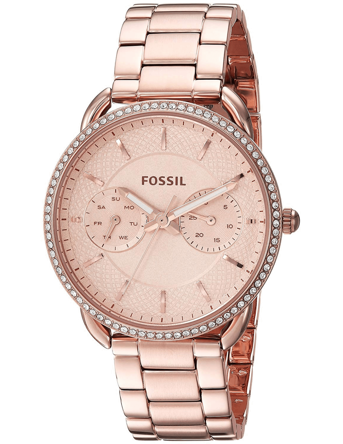 Montre Femme Fossil ES4264 Tailor en Acier Doré Rose