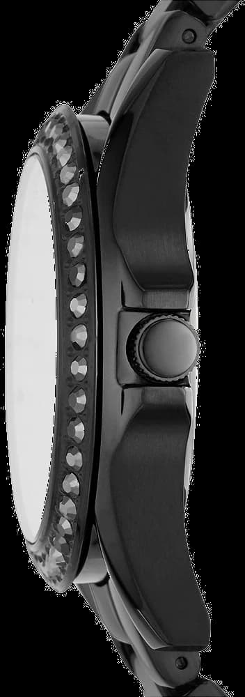 Montre Fossil ES4519 gros plan cadran noir analogique quartz 50m