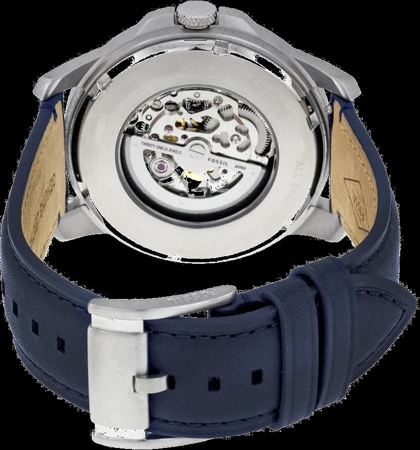 Montre Fossil ME3111 homme détail cadran blanc