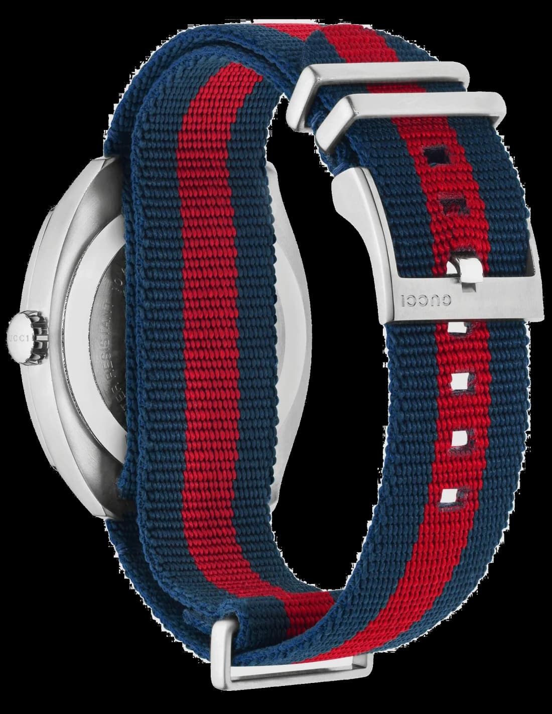 Montre Gucci YA142304 homme détail cadran bleu
