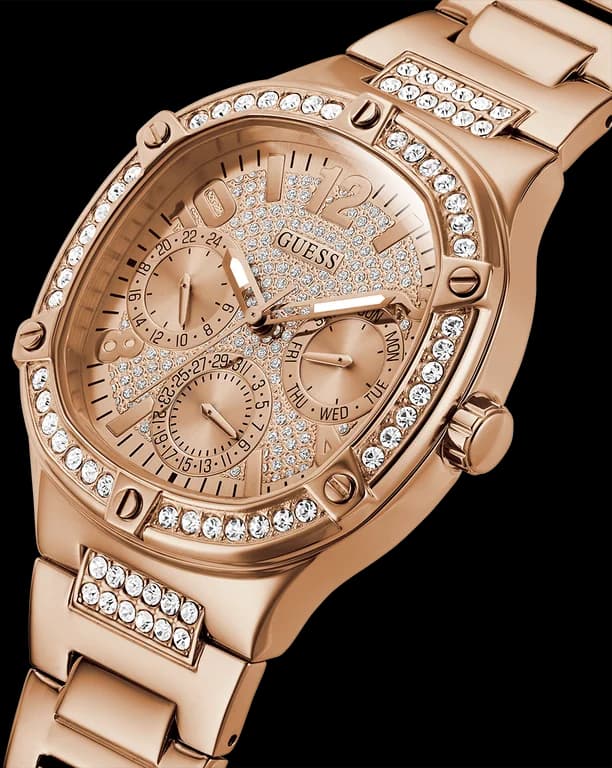 Montre Guess GW0558L3 femme détail cadran or rose