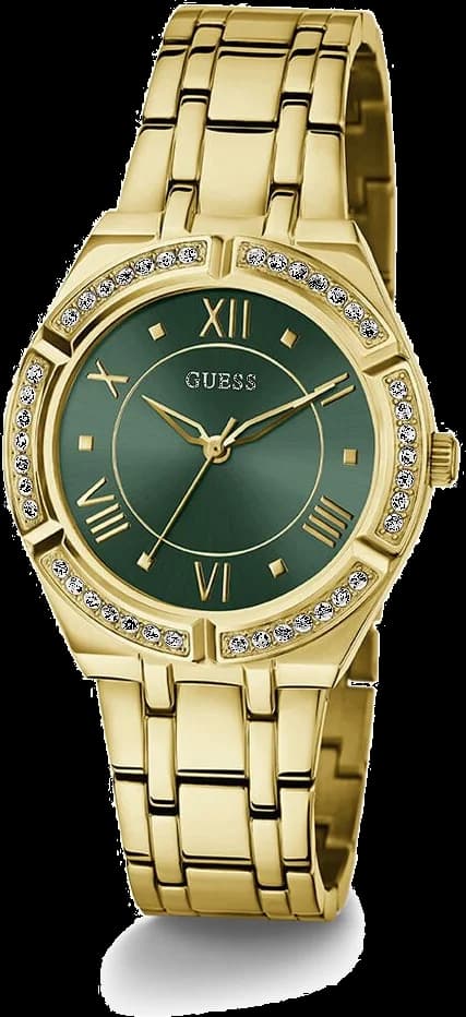 Guess GW0033L8 Cosmo profil bracelet acier doré boucle déployante