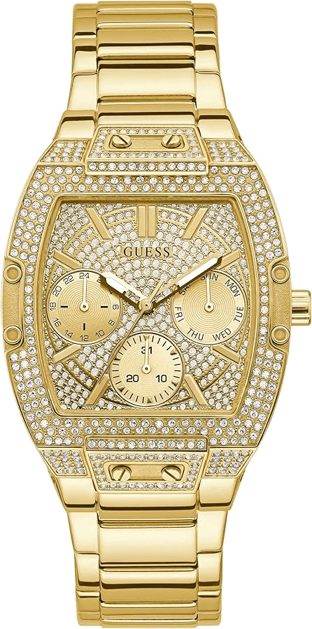 Montre Femme Guess Phoenix GW0104L2 Acier Doré Pavée de Cristaux