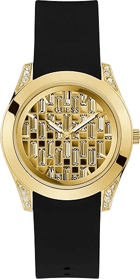 Montre Guess Clarity GW0109L1 Bracelet en silicone noir