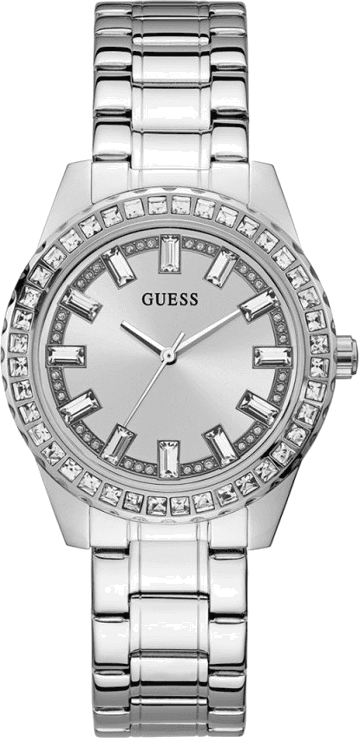 Guess GW0111L1 montre en acier inoxydable argent — Montres Outlet