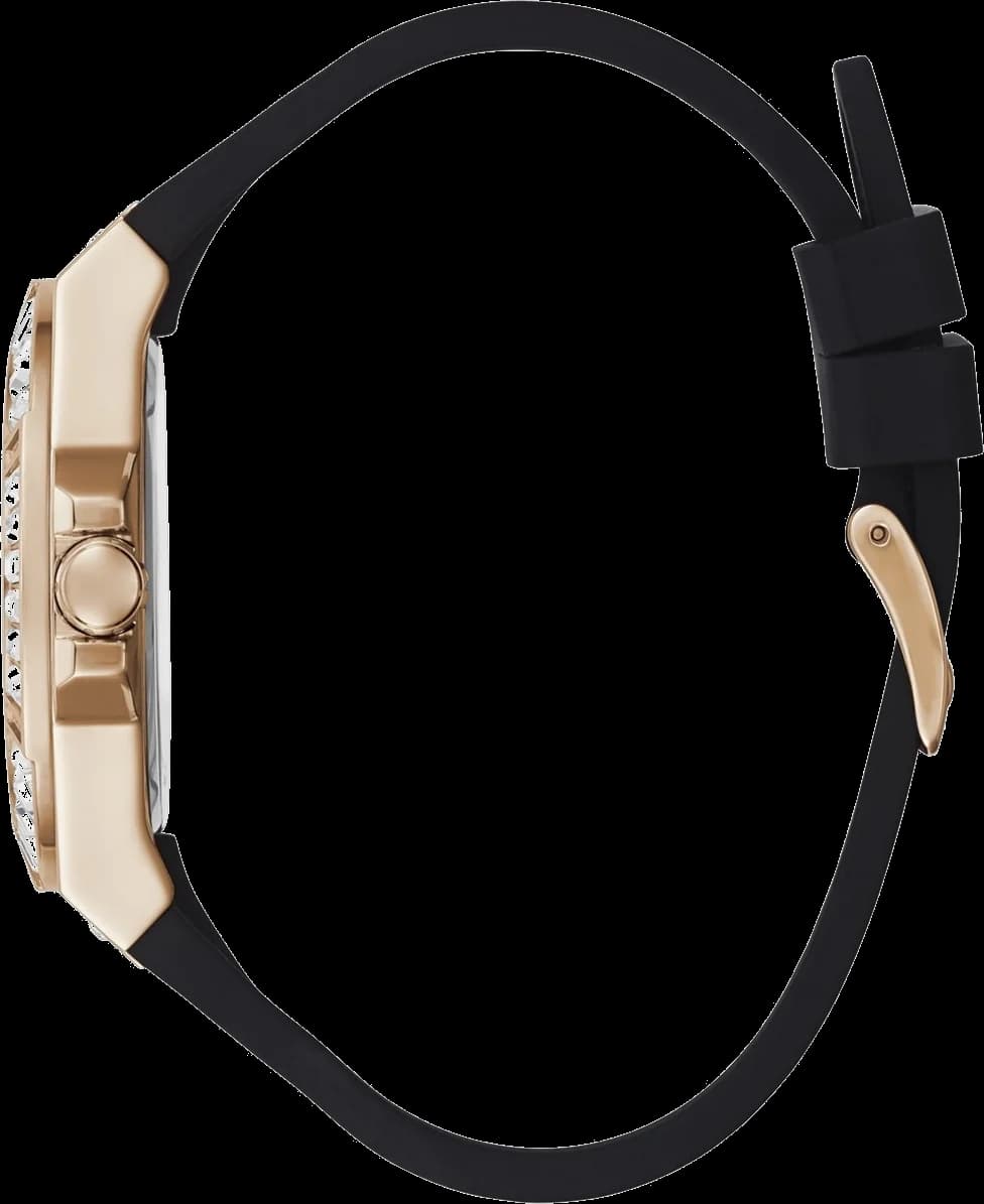 Montre Guess GW0118L2 femme détail cadran noir