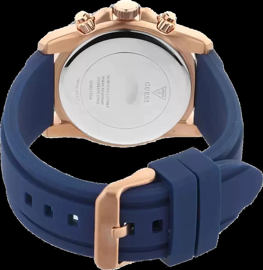 Montre Guess GW0211G4 homme détail cadran bleu