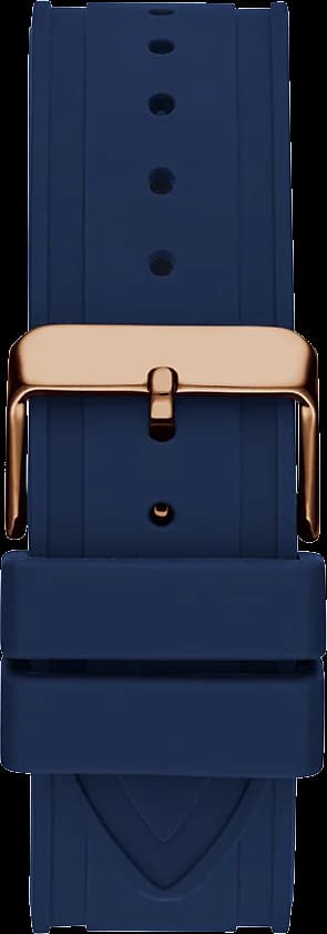 Montre Guess GW0263G2 cadran bleu index bâtons chiffres affichage analogique quartz