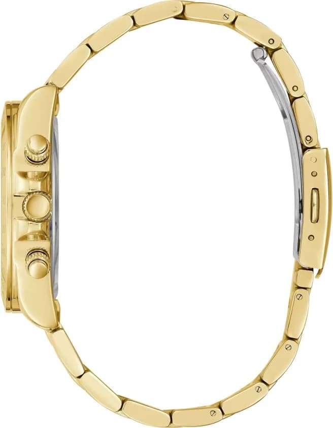Montre Guess Eclipse cadran doré index bâtons date 39mm