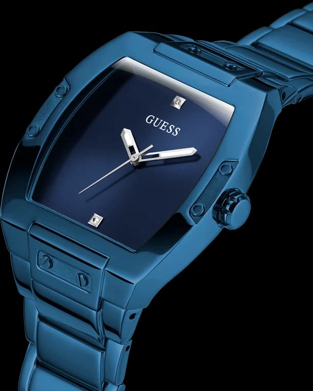 Montre Guess GW0387G4 homme détail cadran bleu
