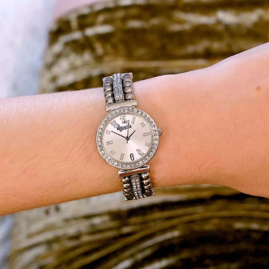 Montre Guess GW0401L1 femme détail bracelet acier inoxydable