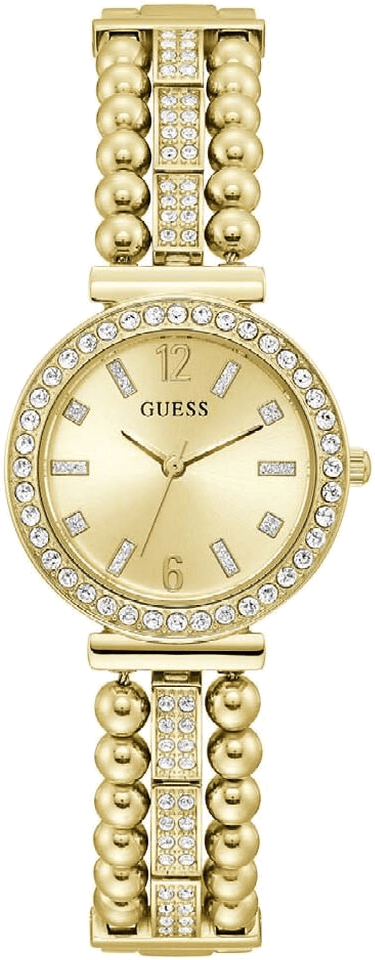 Montre Femme Guess Gala GW0401L2 bracelet doré orné de strass