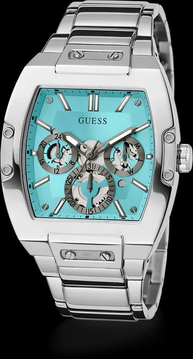 Montre Guess GW0456G4 homme détail bracelet acier inoxydable