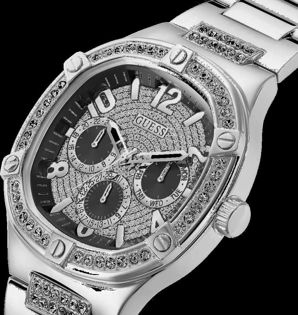 Montre Guess GW0576G1 homme verso boîtier argent