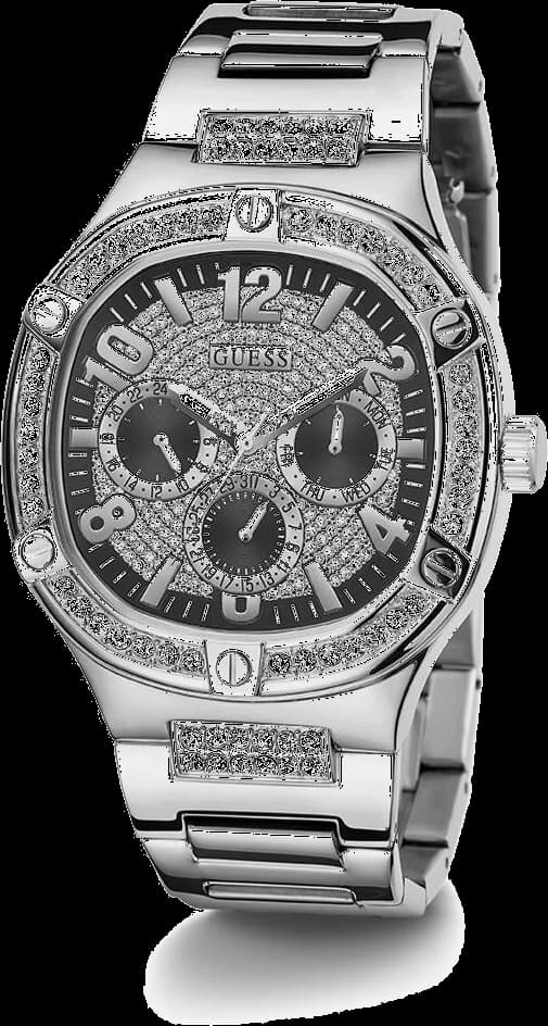Montre Guess GW0576G1 homme détail bracelet acier inoxydable