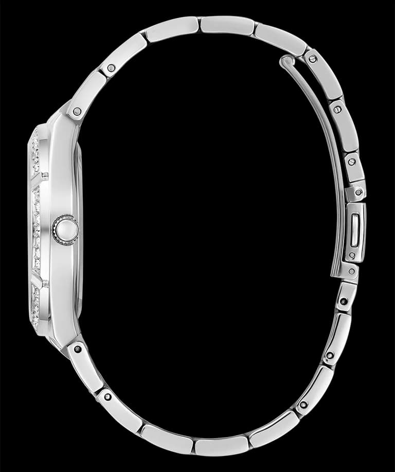 Montre Guess GW0604L1 femme détail cadran argent
