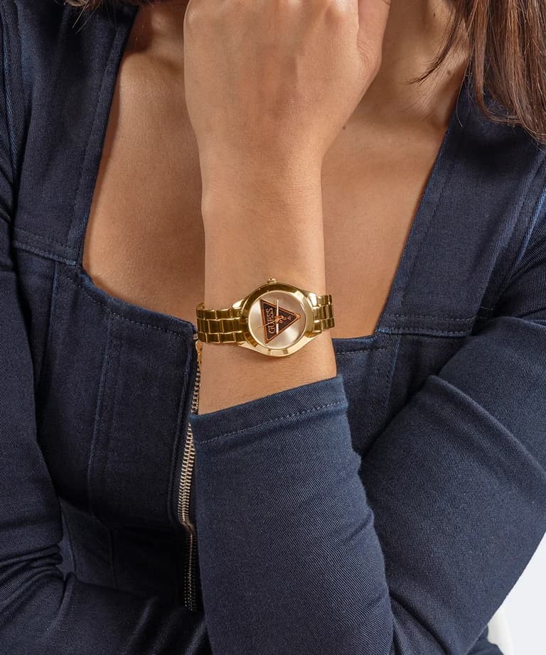 Montre Guess GW0675L2 femme détail bracelet acier inoxydable
