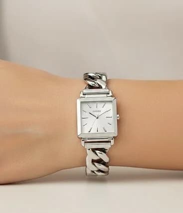 Montre Guess W1029L1 femme verso boîtier argent