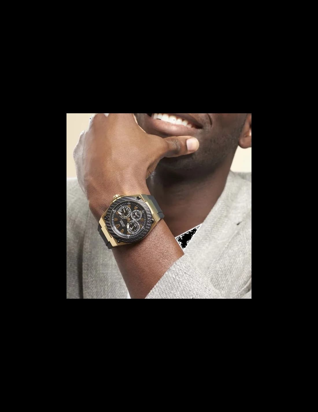 Montre Guess W1049G5 homme verso boîtier or