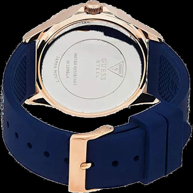 Montre Guess W1096L4 femme détail cadran blanc