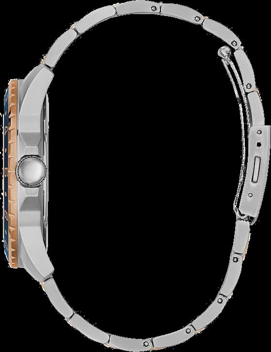 Montre Guess W1107G3 homme détail cadran bleu