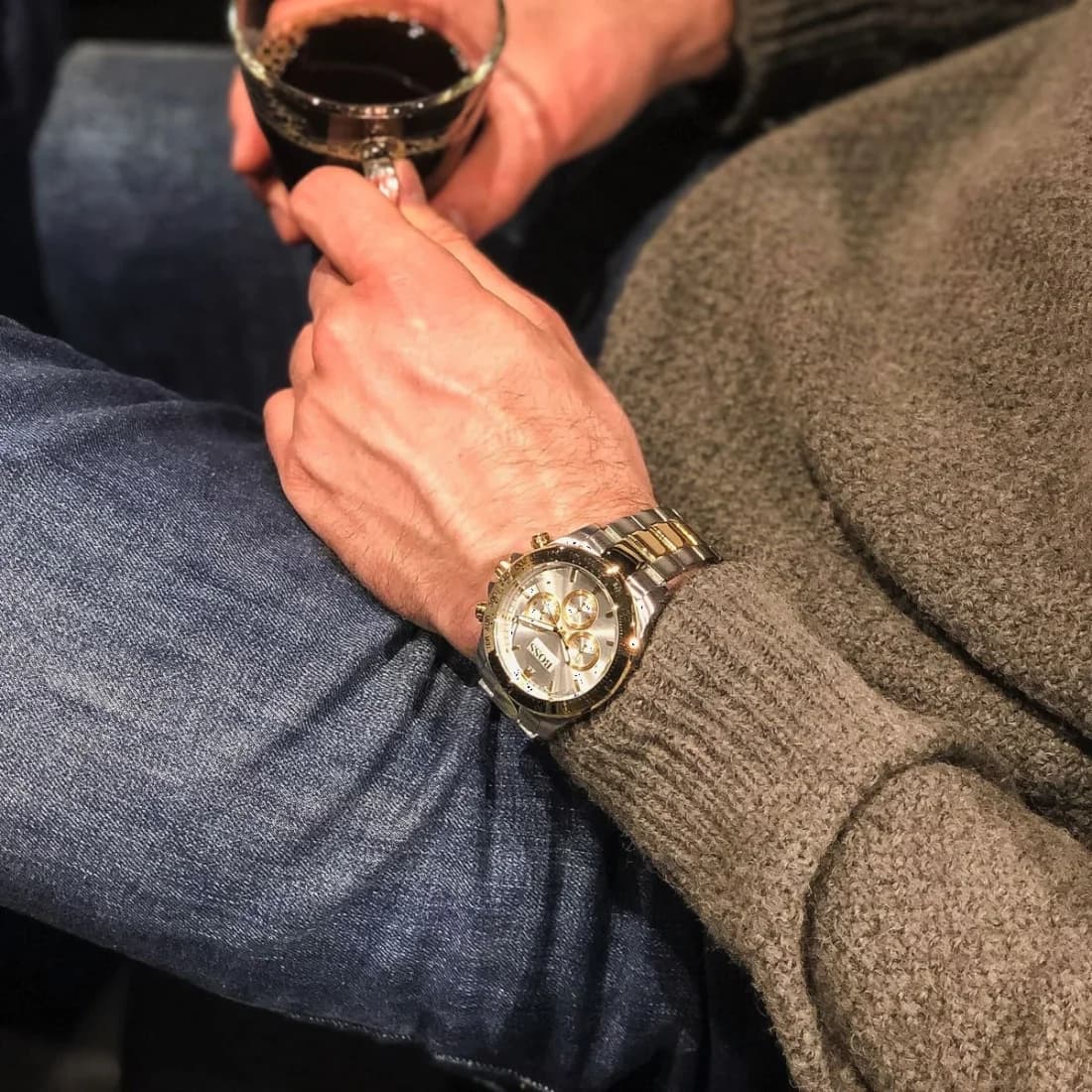 Montre Hugo Boss 1512960 homme verso boîtier argent