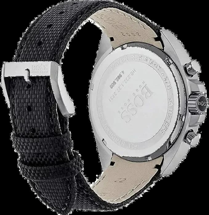 Montre Hugo Boss 1513087 homme détail cadran noir