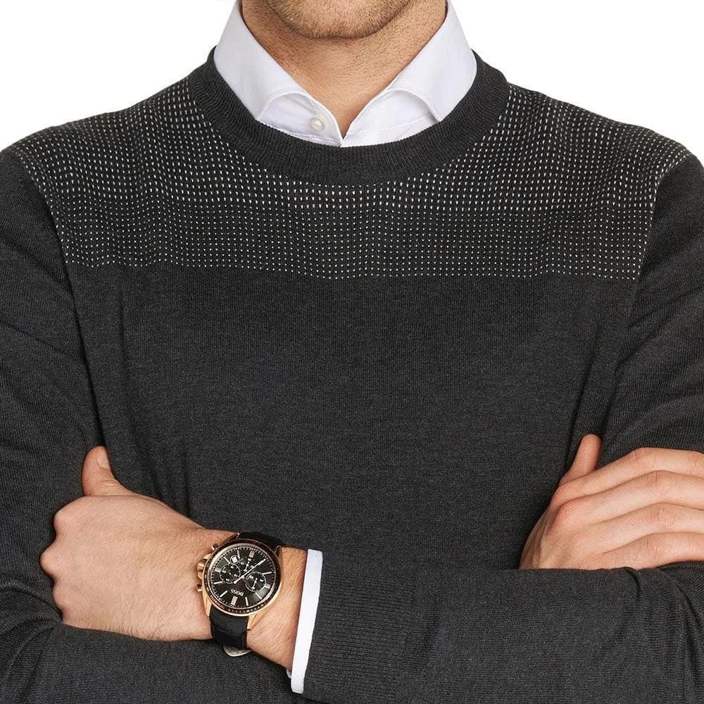 Montre Hugo Boss 1513092 homme détail cadran noir