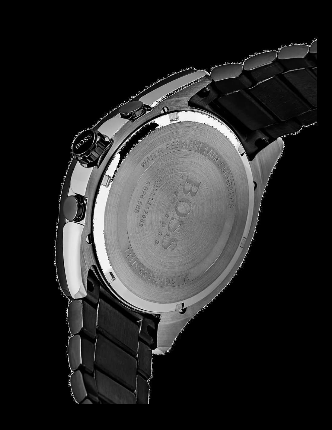 Montre Hugo Boss 1513365 homme détail cadran noir
