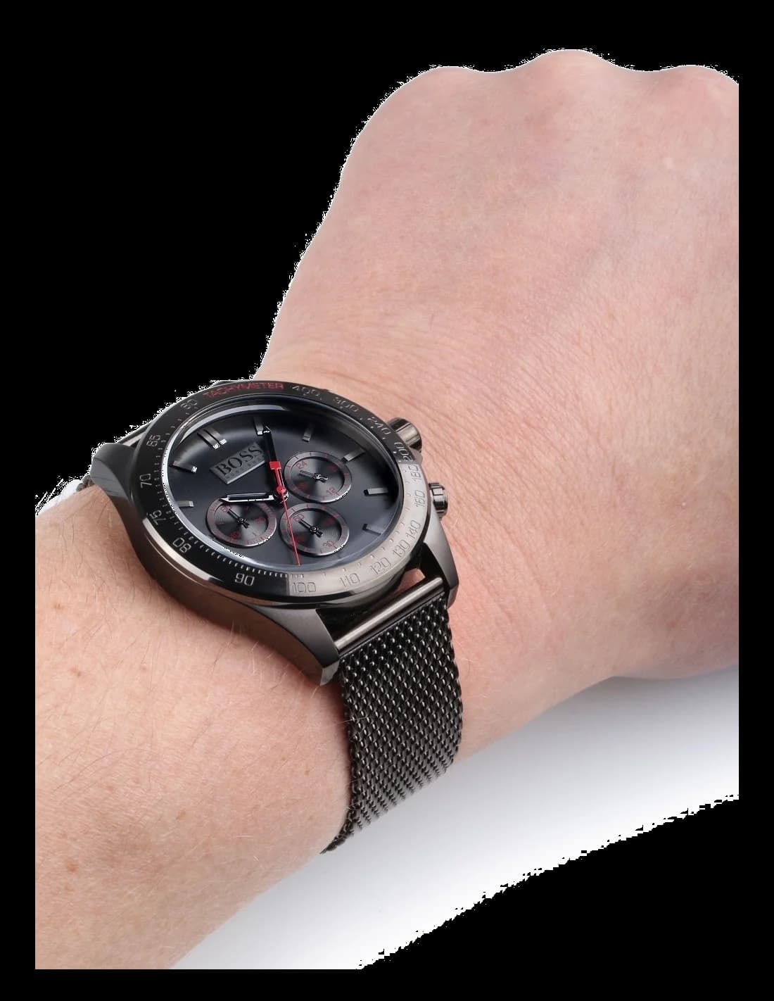 Montre Hugo Boss 1513443 homme détail cadran gris