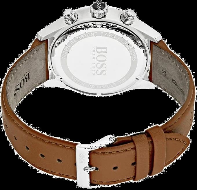Montre Hugo Boss 1513475 homme verso boîtier argent