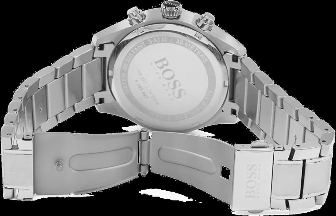 Montre Hugo Boss 1513477 homme verso boîtier argent