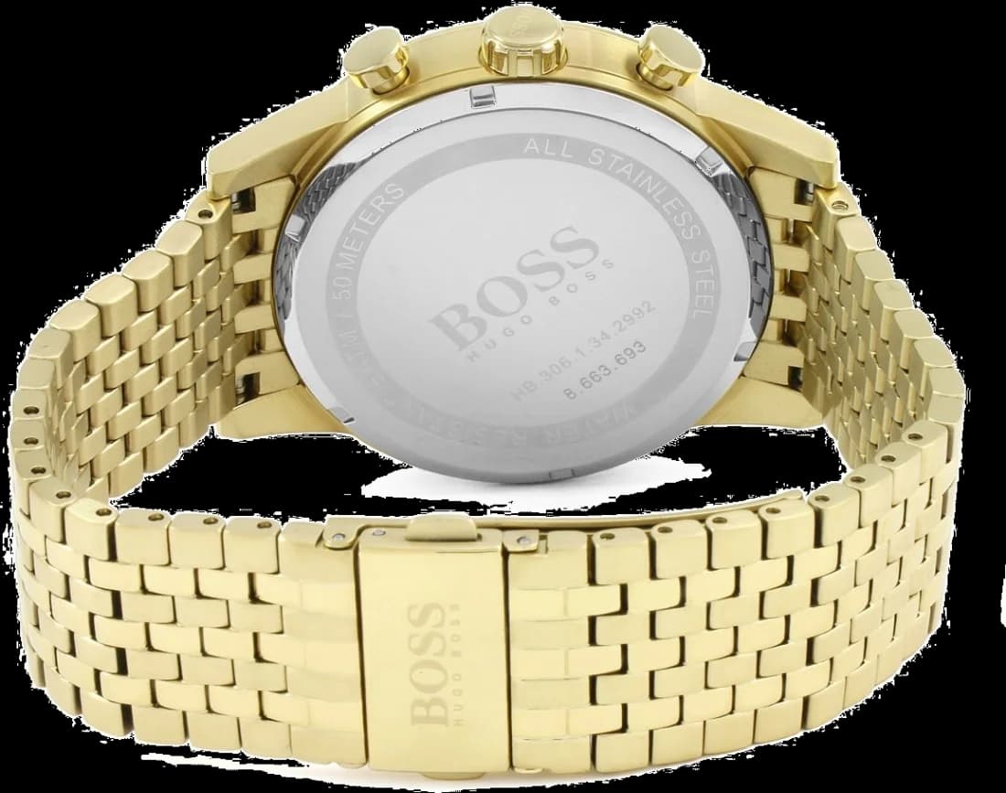 Montre Hugo Boss 1513531 homme détail cadran noir