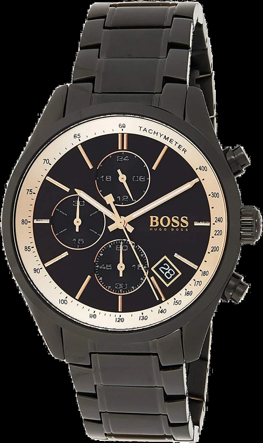 Hugo Boss 1513578 boîtier et cadran noir — Montres Outlet