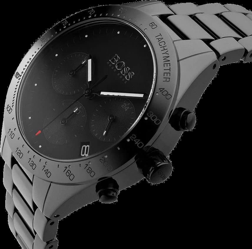 Montre Hugo Boss 1513581 homme verso boîtier noir